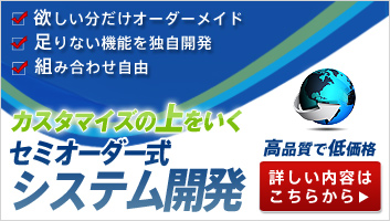 セミオーダー式システム開発 | 株式会社ITブレイド